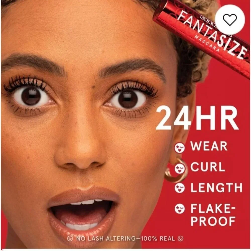 Fantasize Mascara Bodacious Black 0.46 Oz Volumizing Curling Lengthening